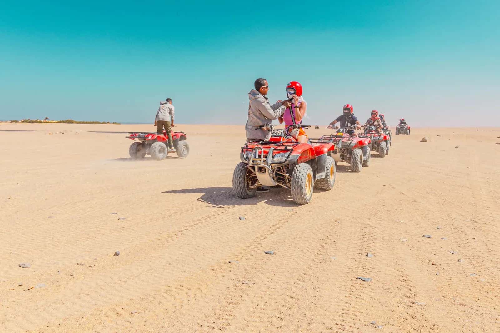 Hurghada 사막에서 낙타 투어가 포함된 ATV Quad 투어