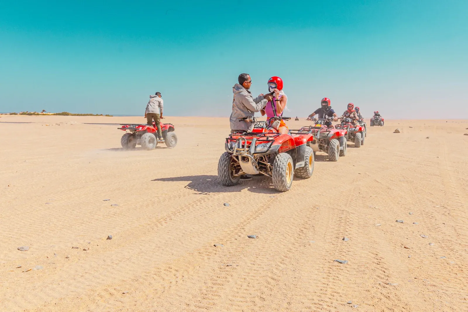 ATV quad bike tour with camel ride in the Hurghada desert