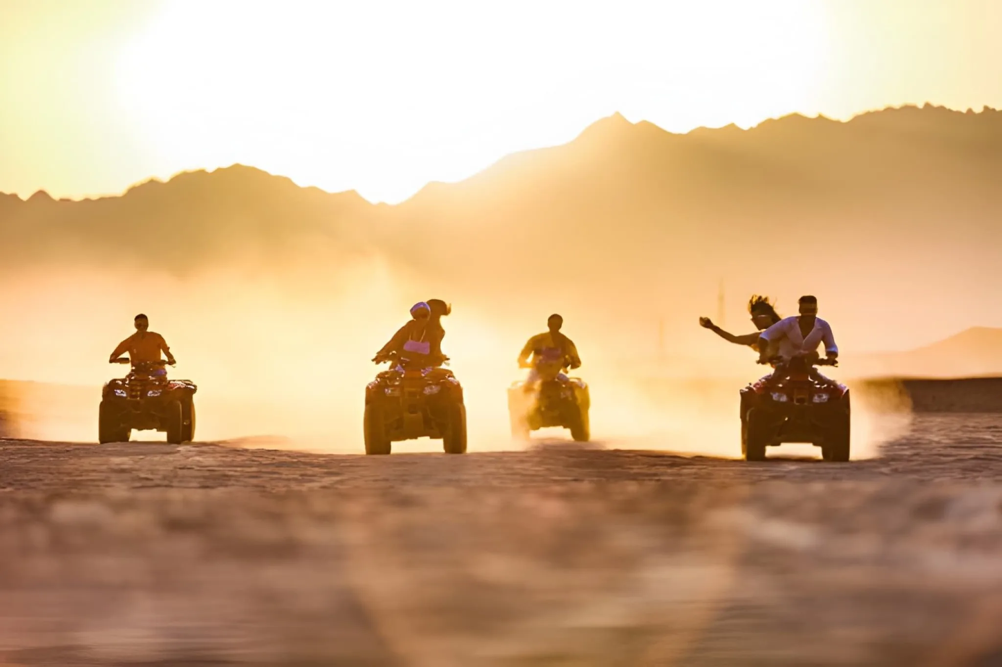 Sharm El Sheikh Super Safari with quad bikes and Sinai desert views