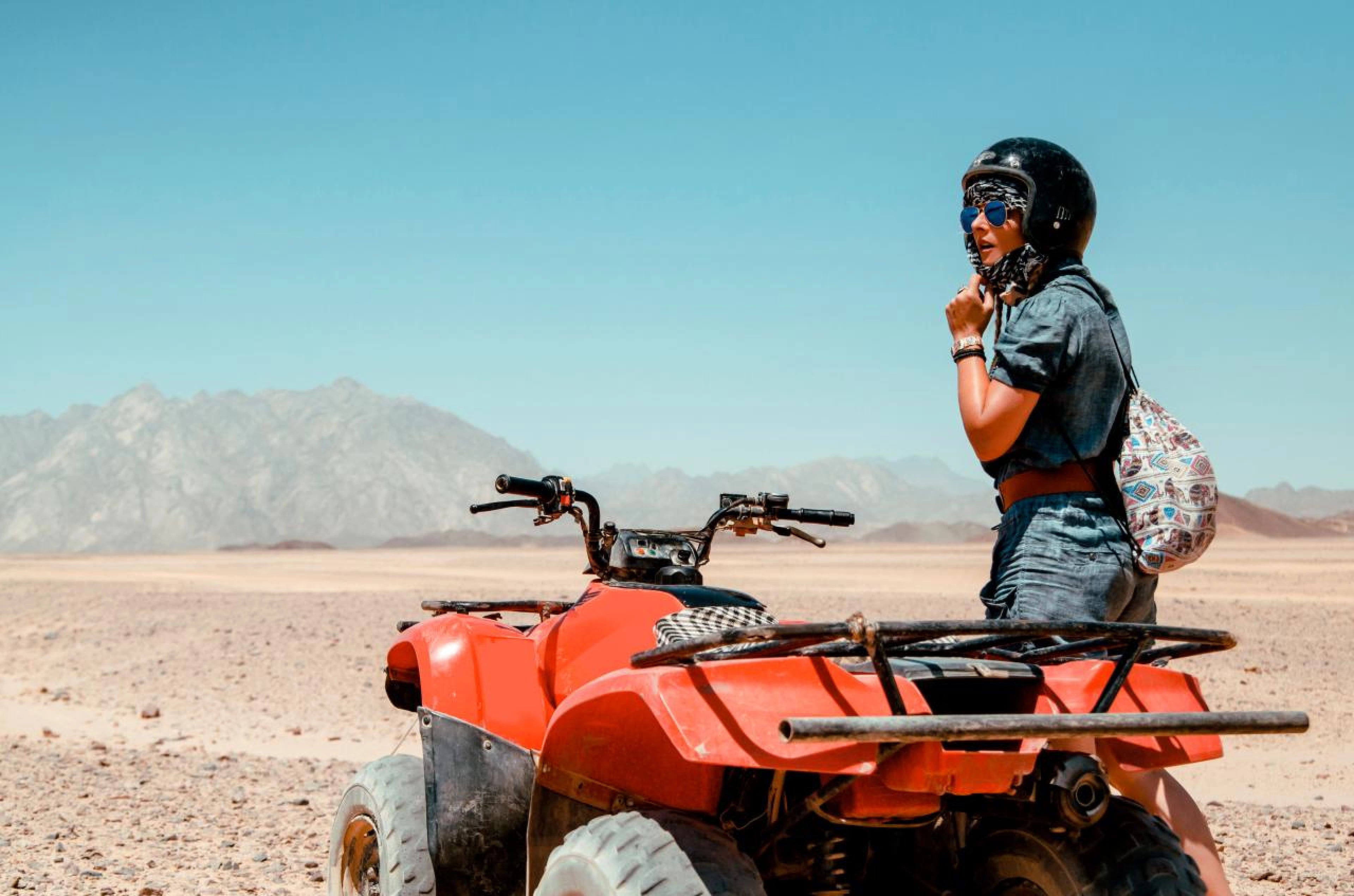 Marsa Alam Super Safari quad ride in the Eastern Desert