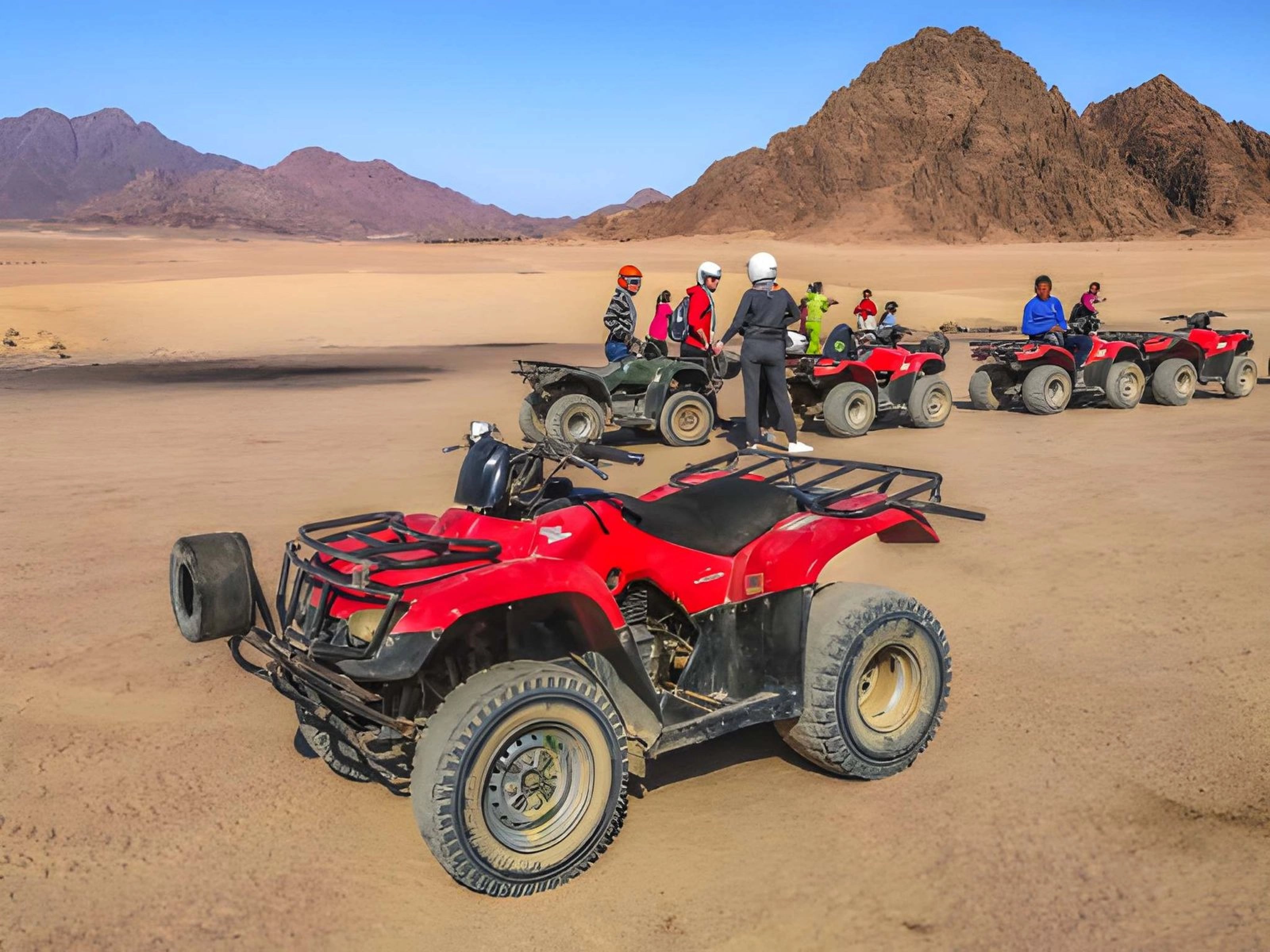 Desert Safari ATV Quad, Camel Ride, BBQ Dinner & Show in Sharm El Sheikh, photo 7
