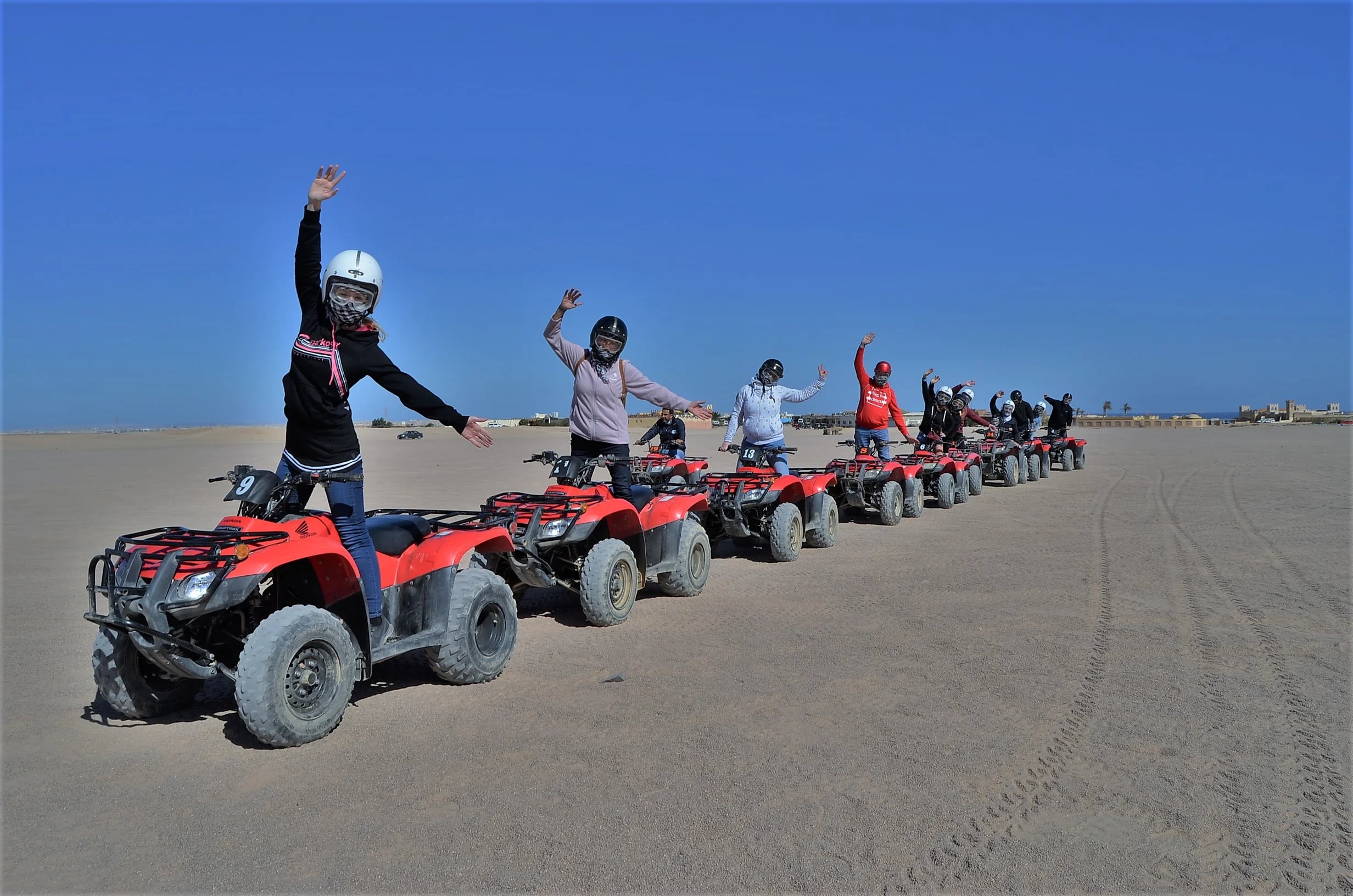 Tour ATV quad avec balade à chameau dans le désert d'Hurghada