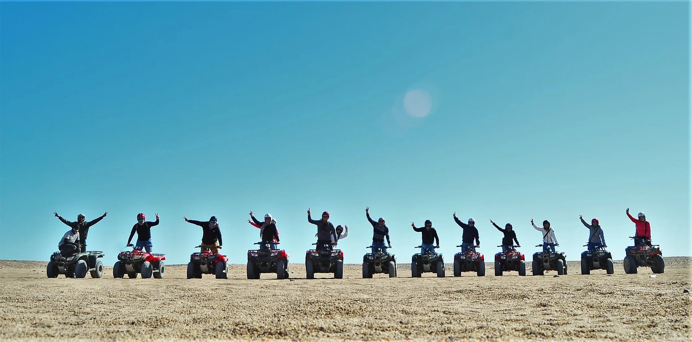 Tour ATV quad avec balade à chameau dans le désert d'Hurghada