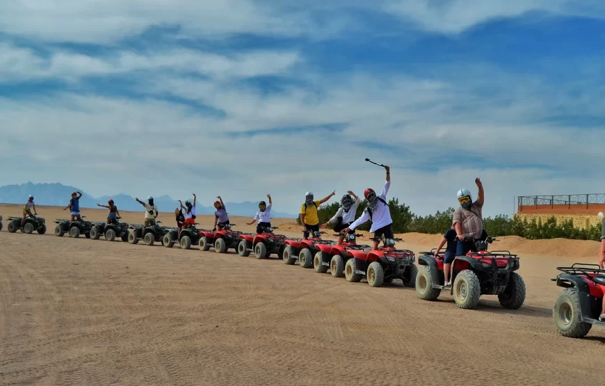 Hurghada: ATV Quad Bike Safari and Camel Ride