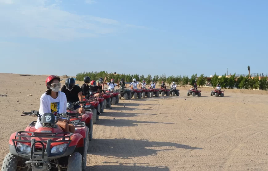 Hurghada: ATV Quad Bike Safari and Camel Ride