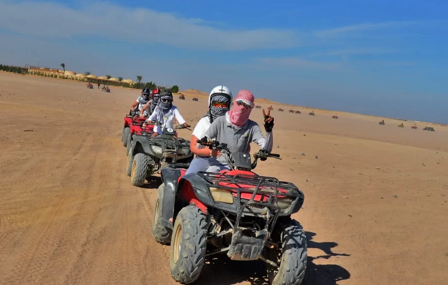 Hurghada: ATV Quad Bike Safari and Camel Ride